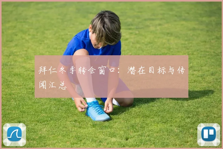 拜仁冬季转会窗口:潜在目标与传闻汇总